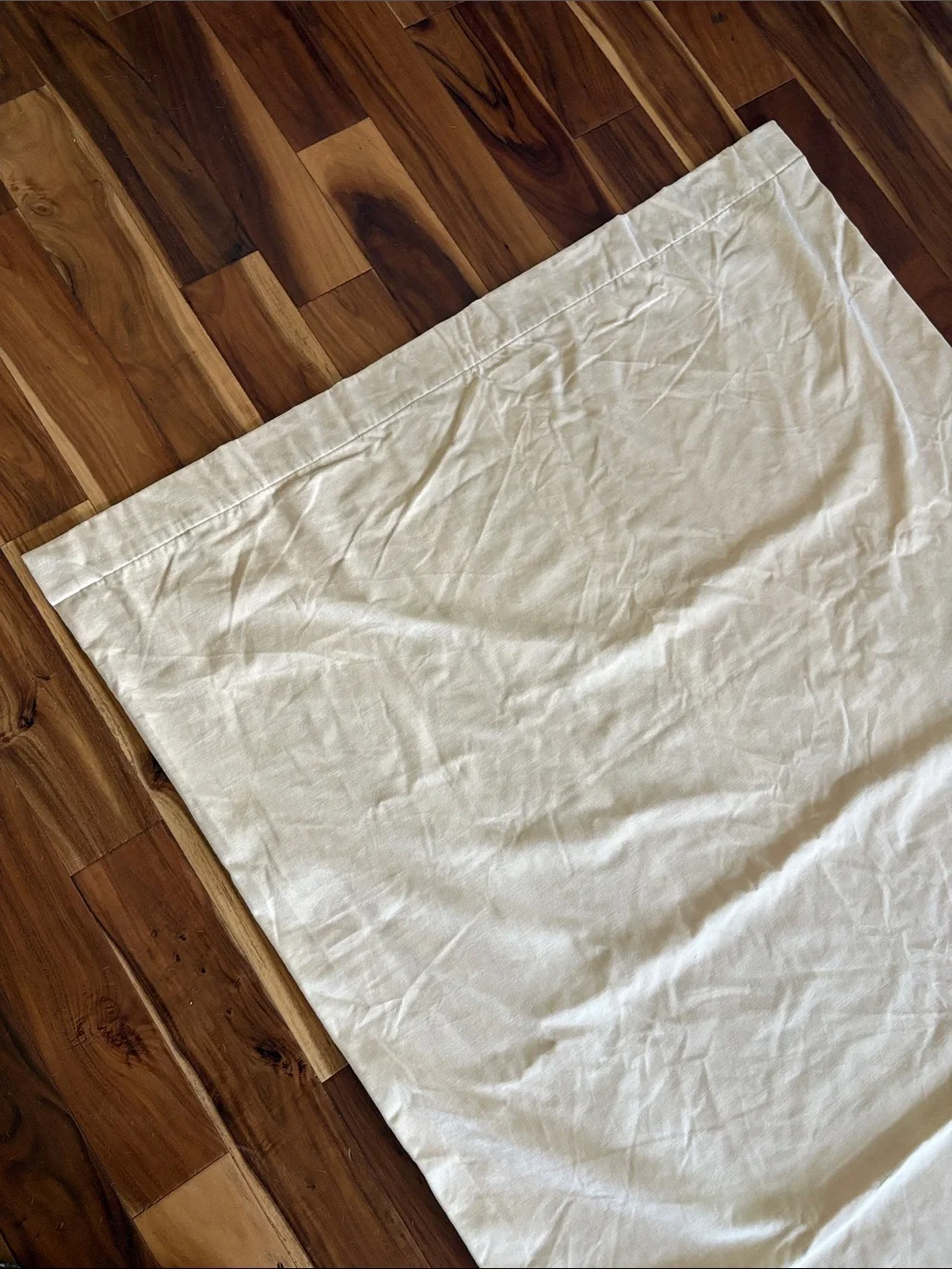 Restoration Hardware COTTON VELVET DRAPERY Panel Drapes ROD POCKET Sand 50”x92”